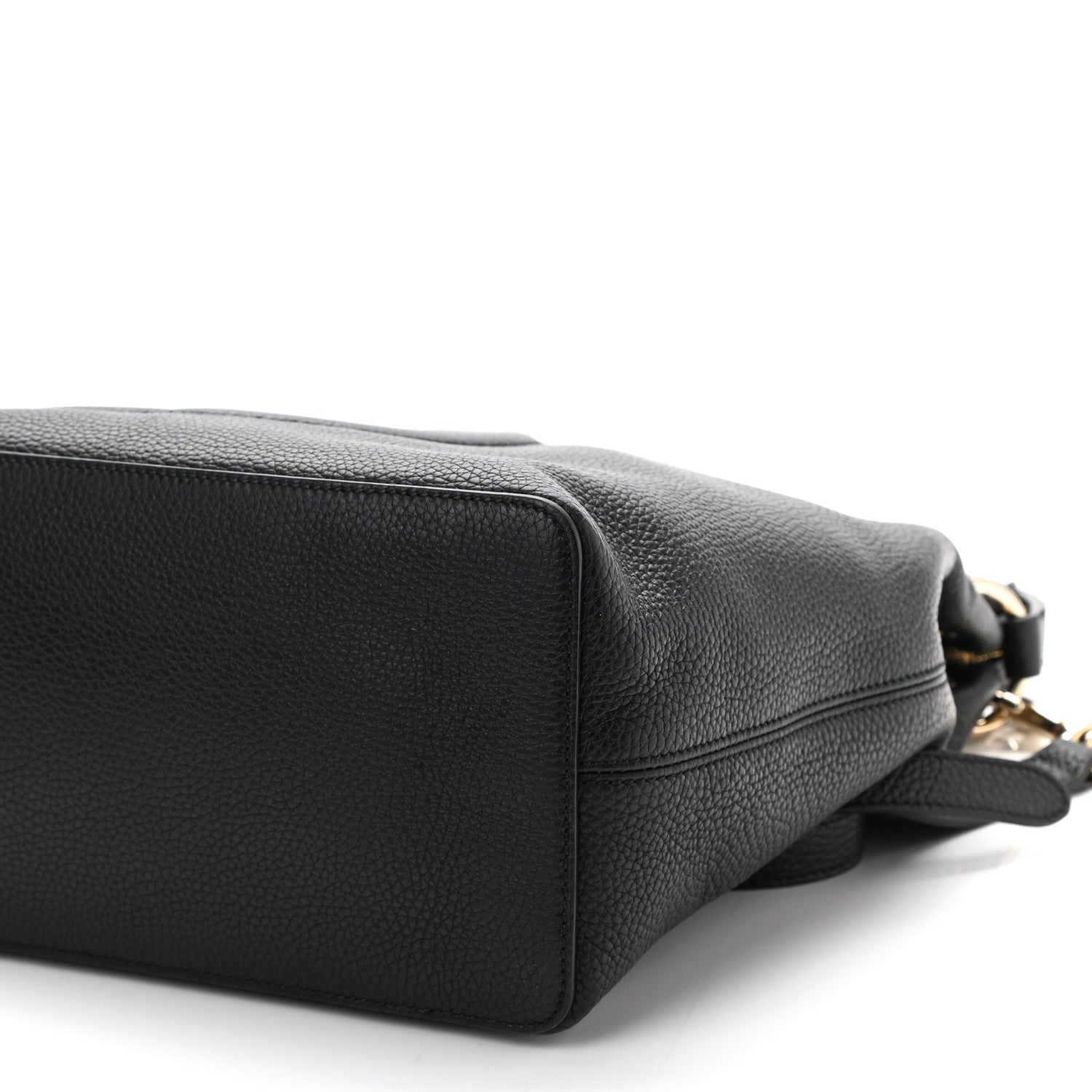 Gucci Pebbled Calfskin Large Soho Hobo Black 10 of 10