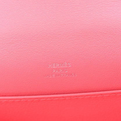Hermes Swift Kelly Pochette Clutch Rose Azalee 6 of 8
