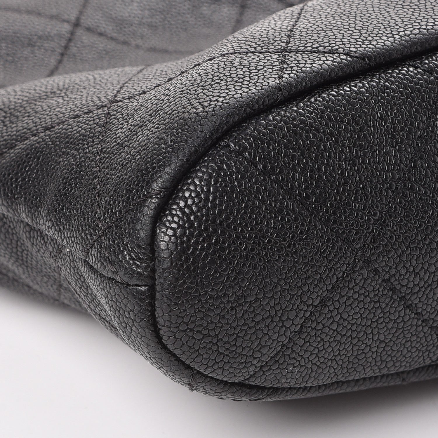 Chanel Caviar Quilted Large CC Tote Black 10 of 15