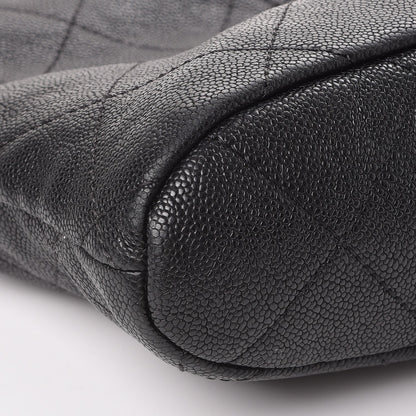 Chanel Caviar Quilted Large CC Tote Black 10 of 15