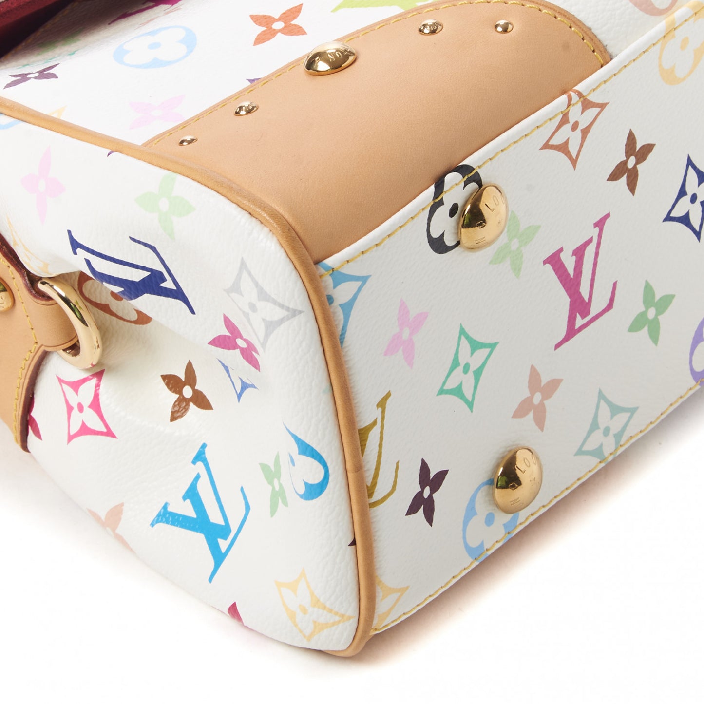 Monogram Multicolor Beverly MM White