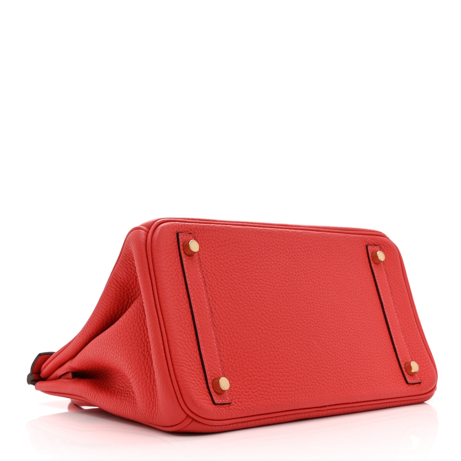 Hermes Taurillon Clemence Birkin 30 Rouge Pivoine 7 of 19