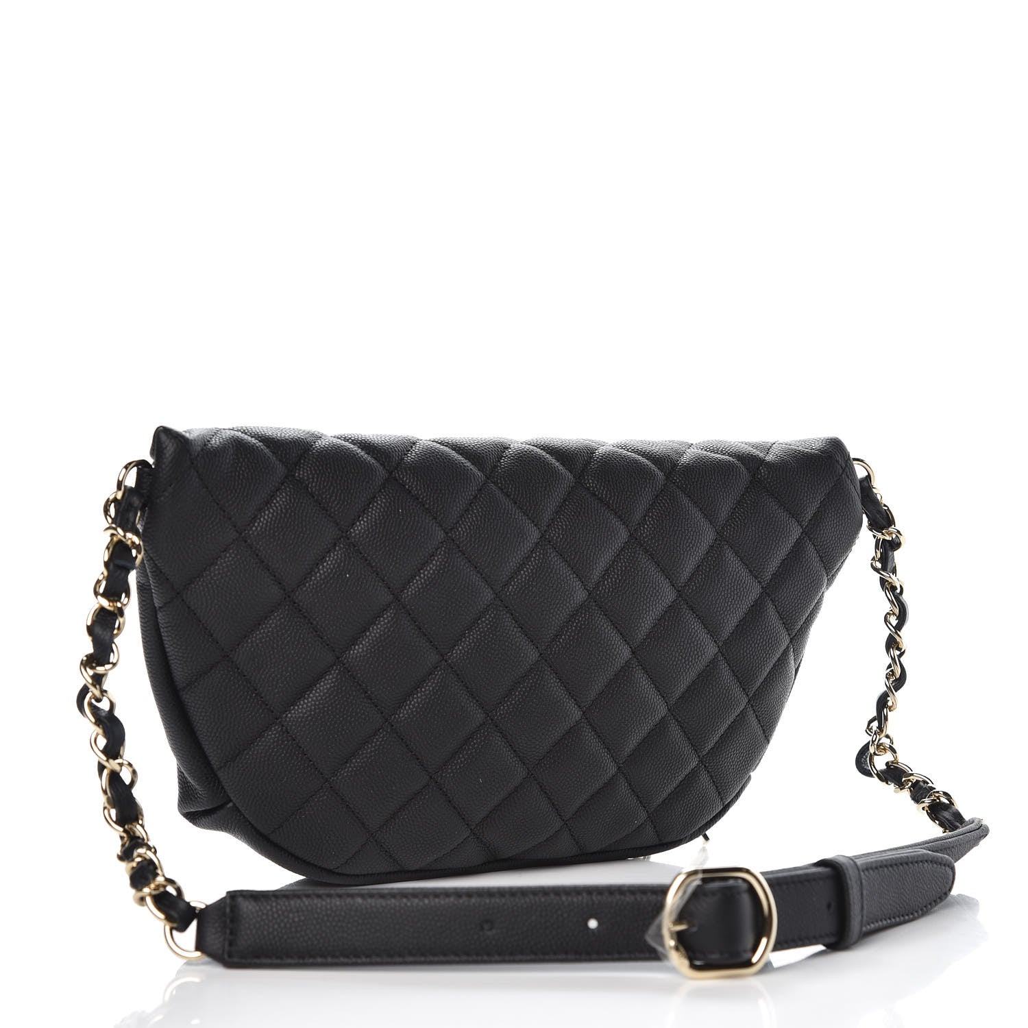 Chanel Caviar Quilted Business Affinity Waist Belt Bag Black 3 of 12