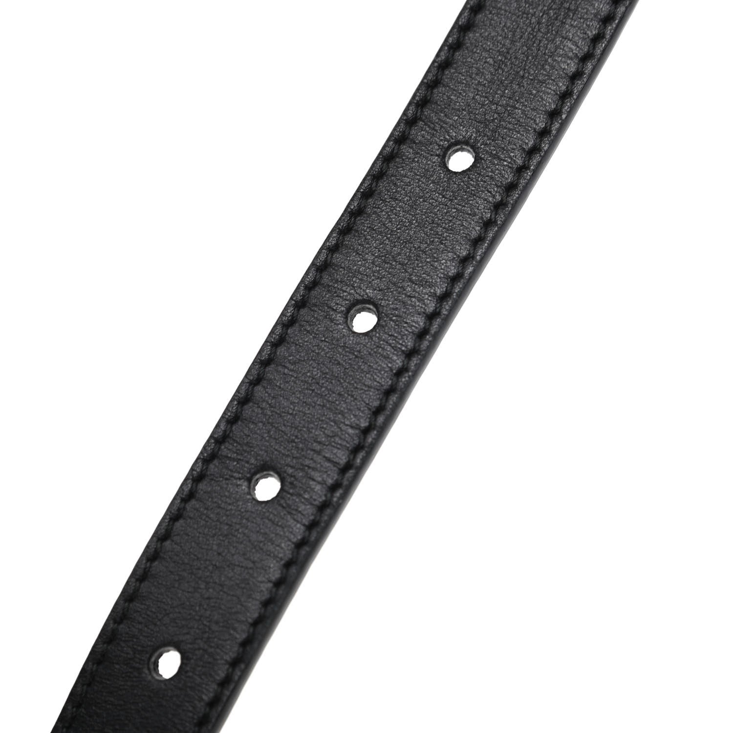 Gucci Calfskin Queen Margaret Bee Belt 90 36 Black 4 of 5