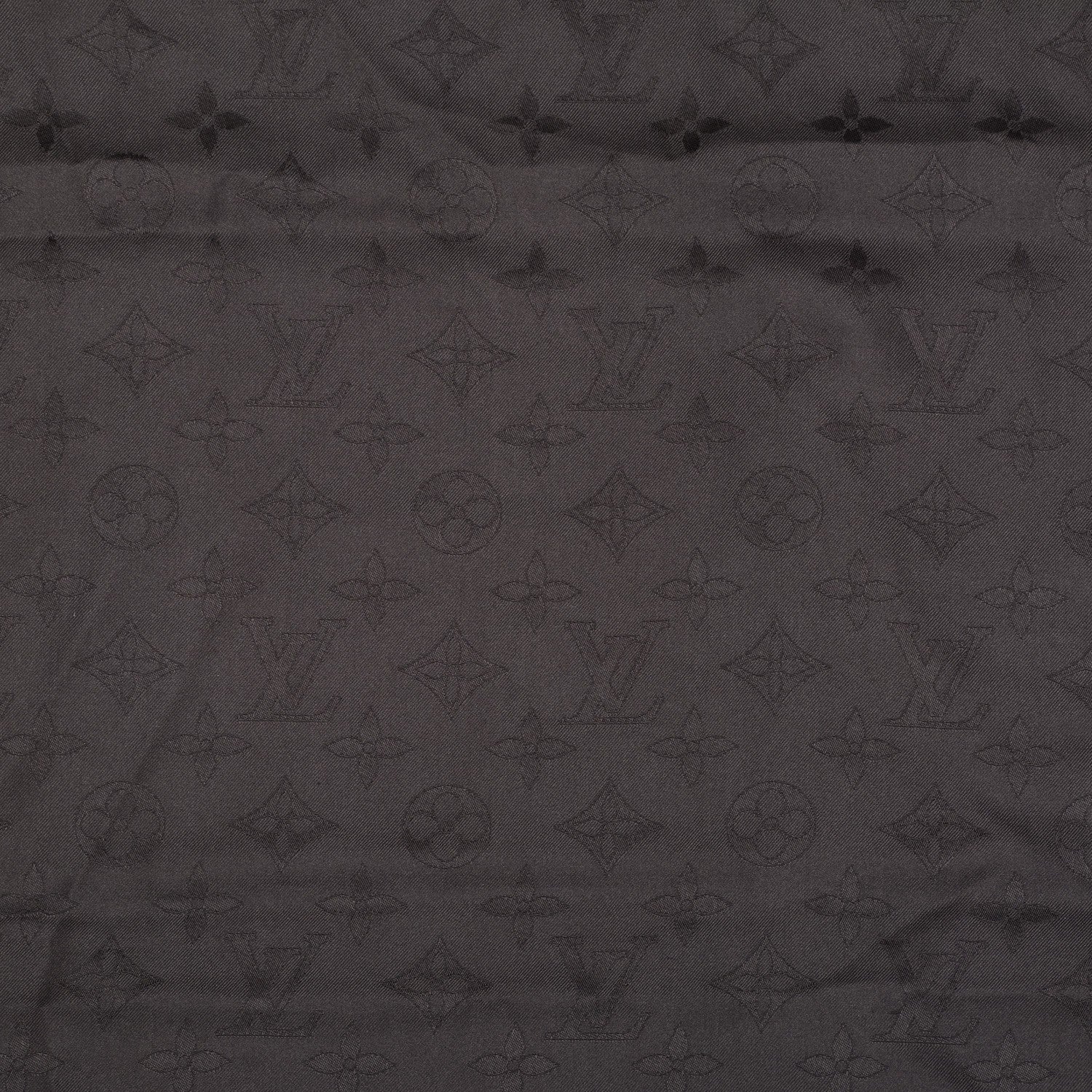 Louis Vuitton Silk Monogram Butterfly Square Shawl Grey 1 of 5