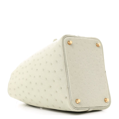 Hermes Ostrich Picotin Lock 18 Gris Perle 4 of 15
