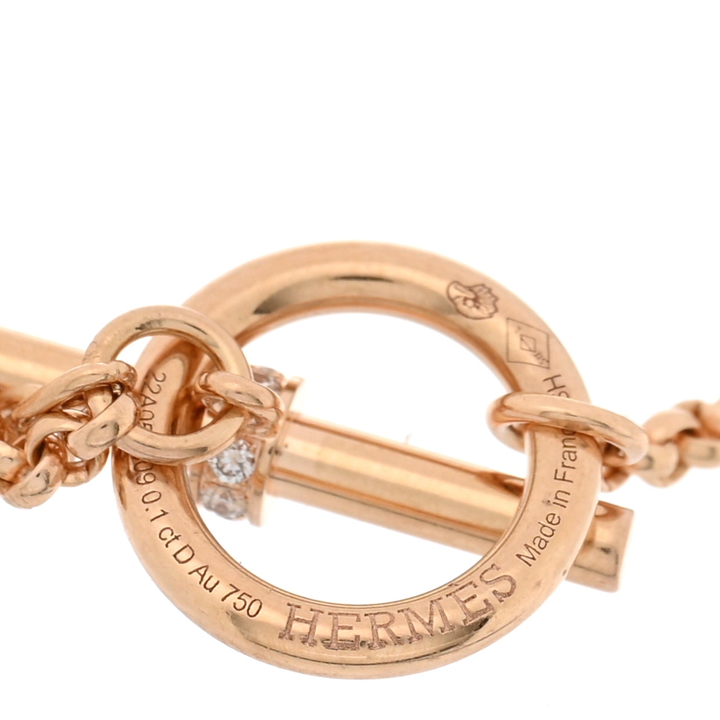 18K Rose Gold Diamond Chaos Bracelet