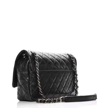 Chanel Iridescent Caviar Quilted Small Chic Flap Black 3 of 11