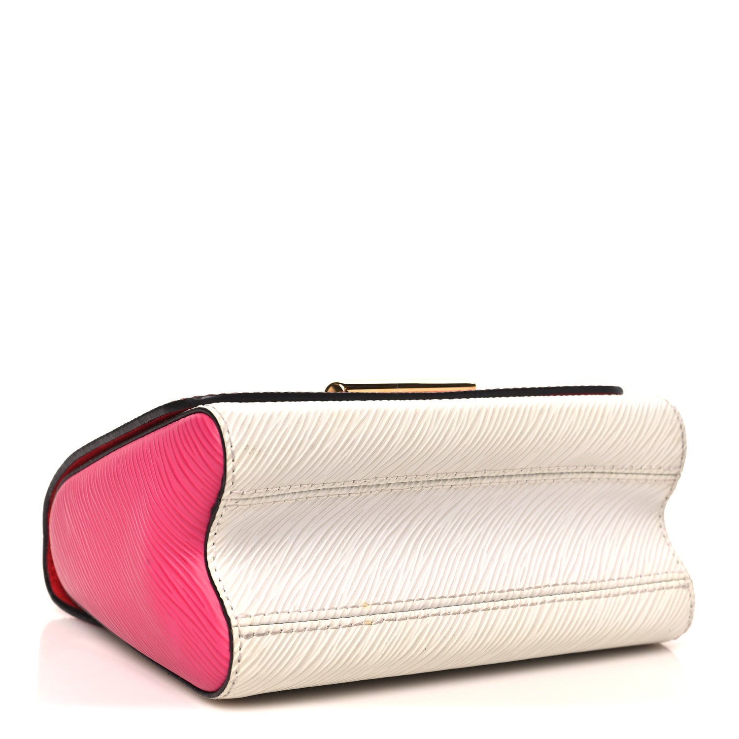 Louis Vuitton Epi Twist Shoulder Bag MM Coquelicot Hot Pink White 4 of 12