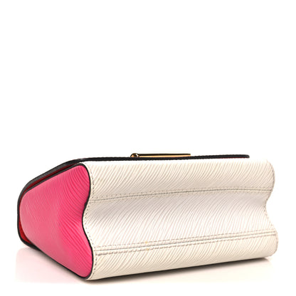 Louis Vuitton Epi Twist Shoulder Bag MM Coquelicot Hot Pink White 4 of 12