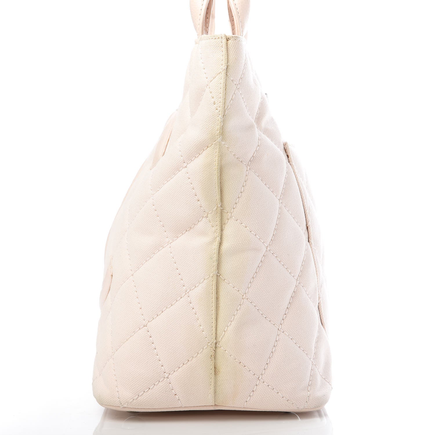 Chanel Canvas Quilted Medallion Tote Light Pink 10 of 12