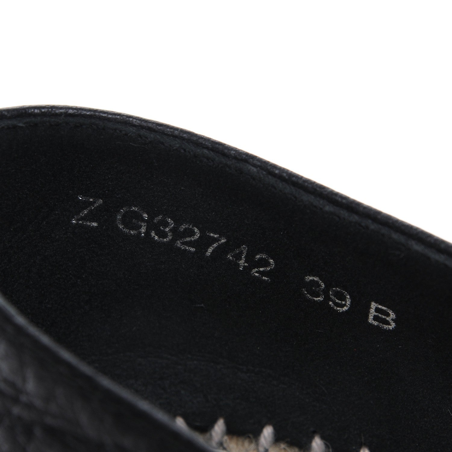 Chanel Grained Calfskin CC Espadrilles 39 Black 8 of 10