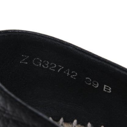 Chanel Grained Calfskin CC Espadrilles 39 Black 8 of 10