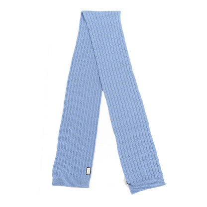 Gucci Wool Knit Shine Reg Scarf Bluette Sky Blue 2 of 4