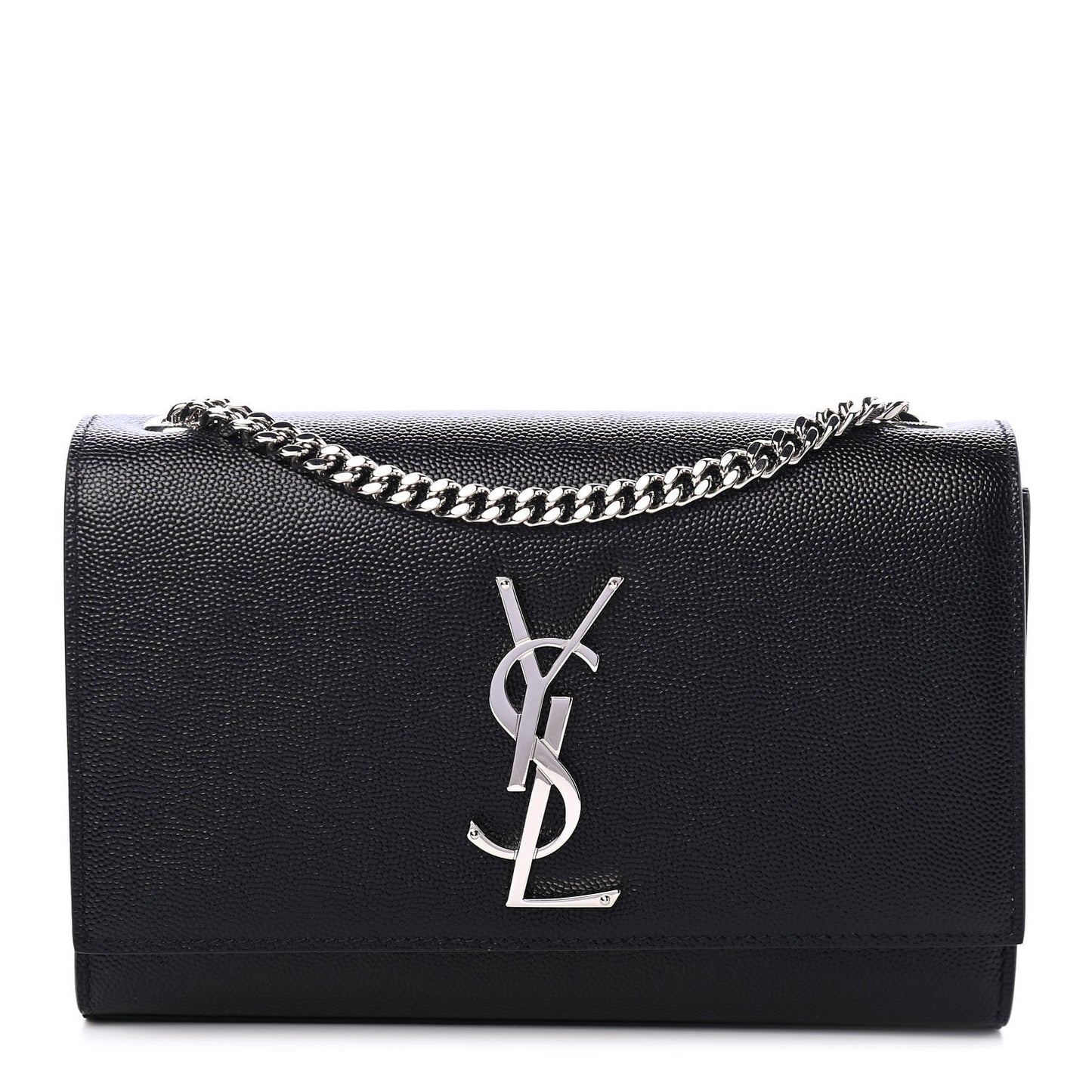 Grain De Poudre Small Monogram Kate Satchel Black