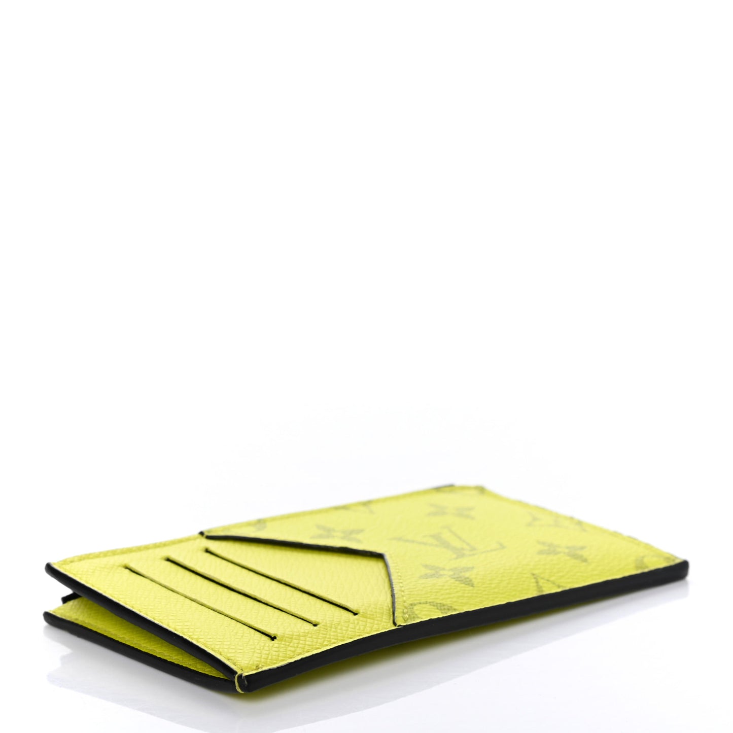 Monogram Taiga Coin Card Holder Yellow