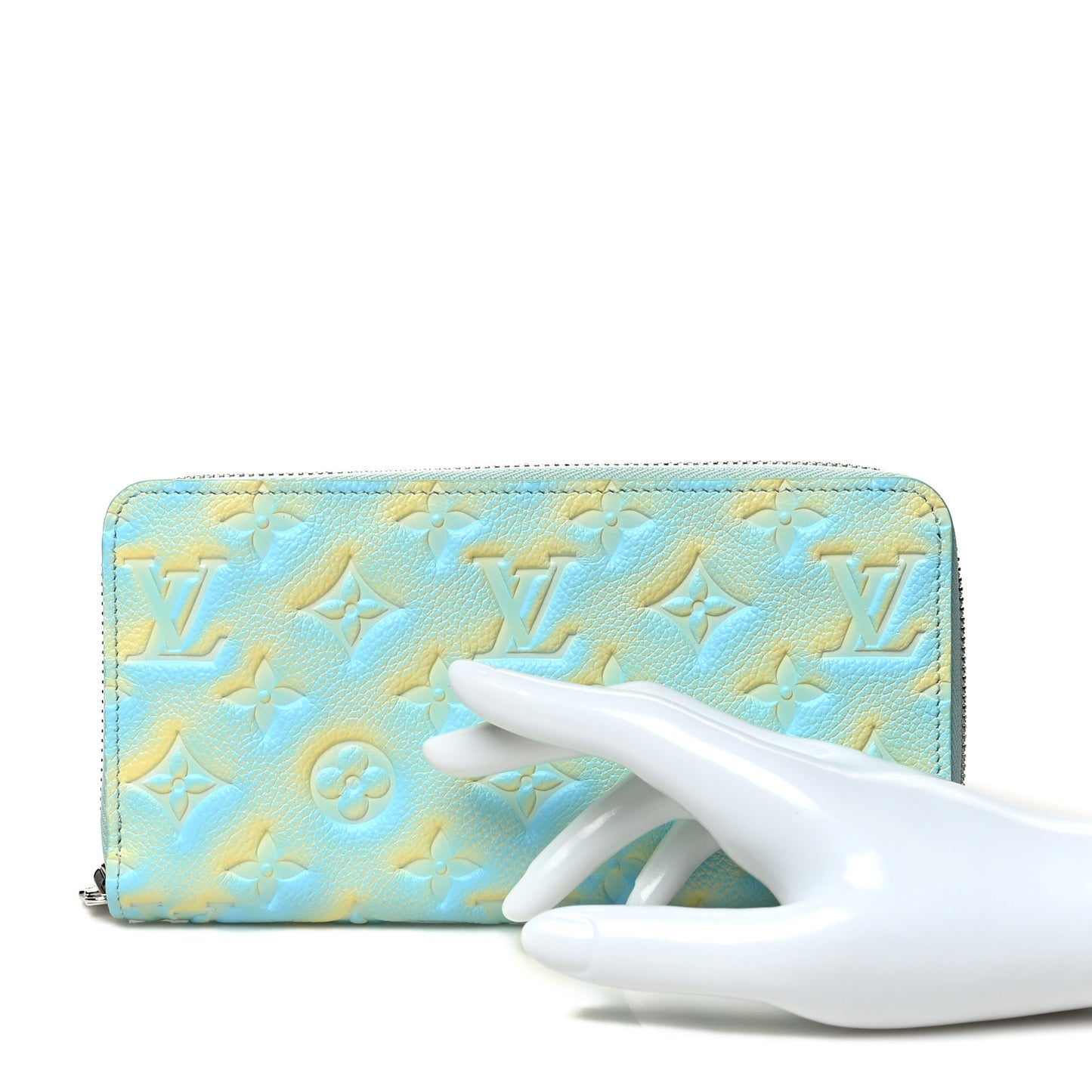 Empreinte Monogram Summer Stardust Zippy Wallet Water Green