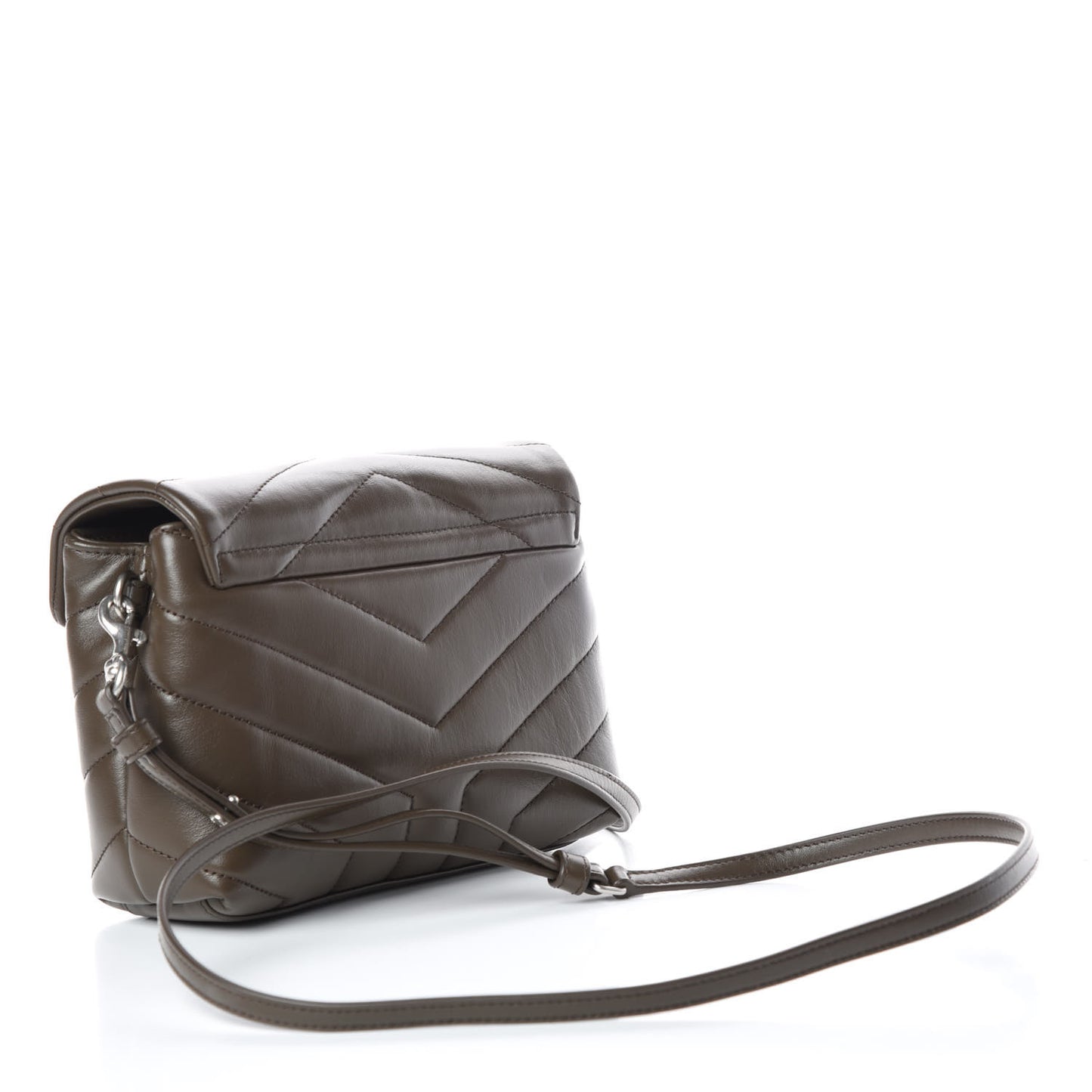 Calfskin Y Quilted Monogram Toy Loulou Crossbody Bag Faggio