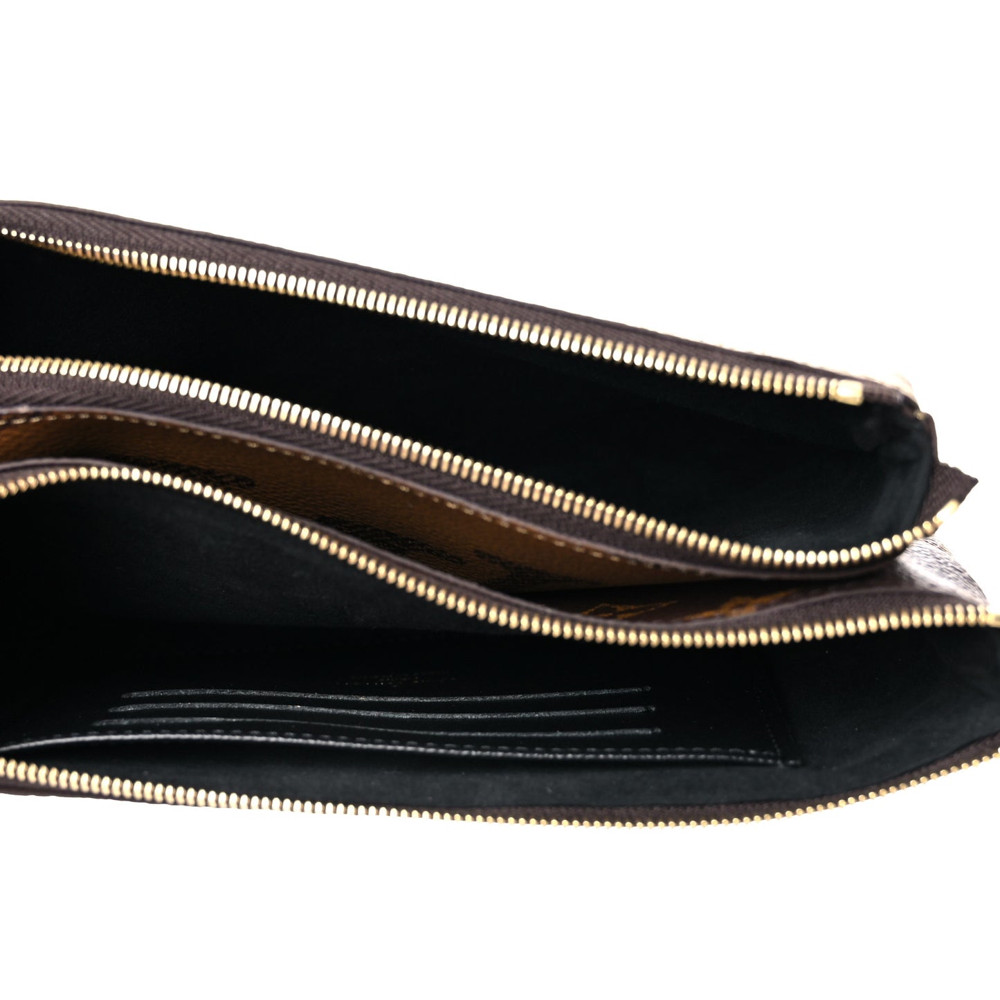 Reverse Monogram Giant Double Zip Pochette