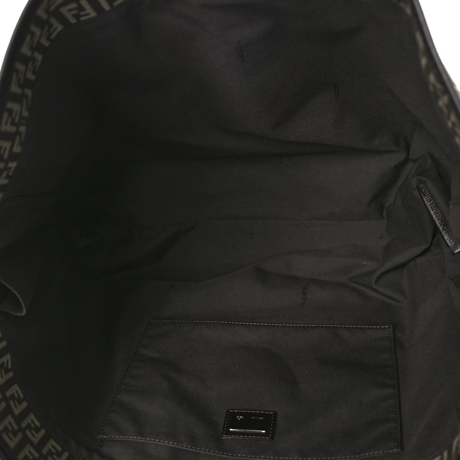 Fendi Zucchino Shopping Tote Tobacco Brown 5 of 8