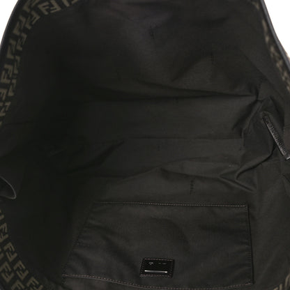 Fendi Zucchino Shopping Tote Tobacco Brown 5 of 8