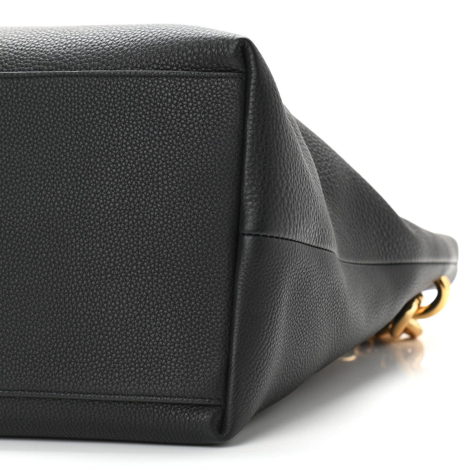 Bottega Veneta Grained Calfskin Saint Germain Tote Black 9 of 9