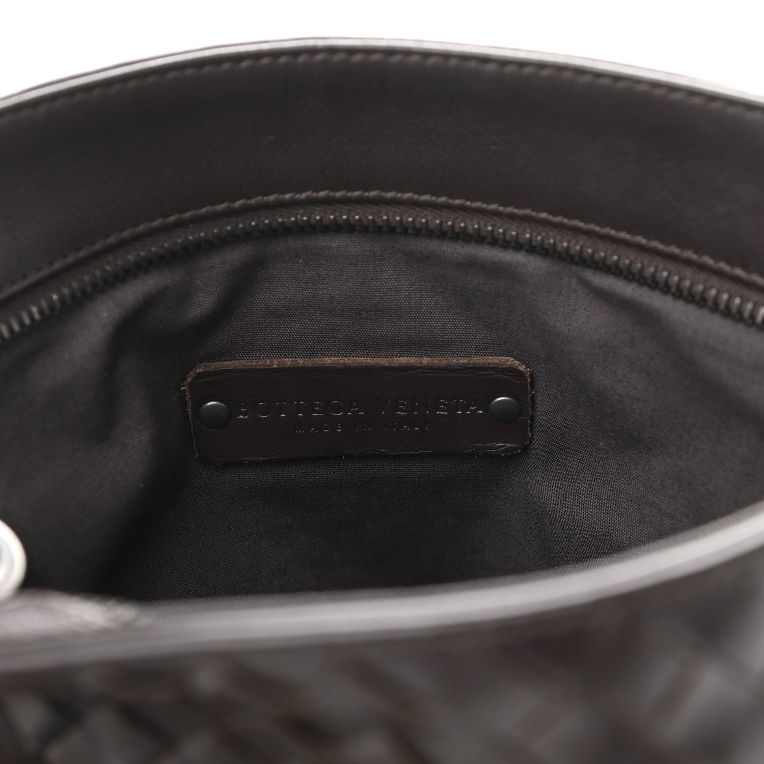 Bottega Veneta Nappa Intrecciato VN Crossbody Messenger Bag Ebano 5 of 10
