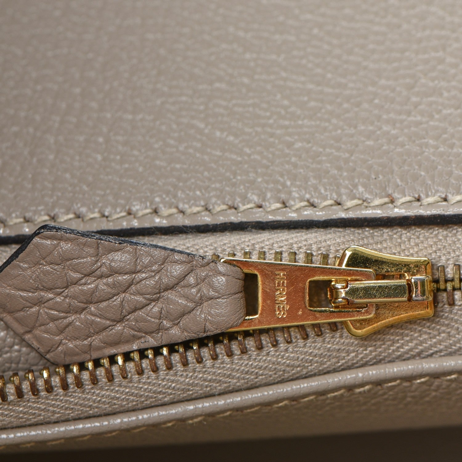 Hermes Togo Birkin 35 Gris Tourterelle 19 of 36