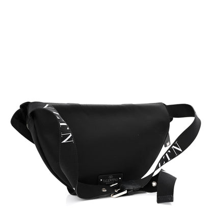 Valentino Garavani Nylon Ribbon VLTN Belt Bag Black 3 of 9