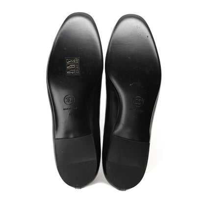 Chanel Lambskin CC Loafers 41 Black 13 of 19