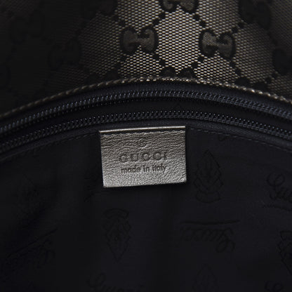 Gucci Imprime Monogram Medium Double Buckle Flap Messenger Bag Pewter 5 of 9