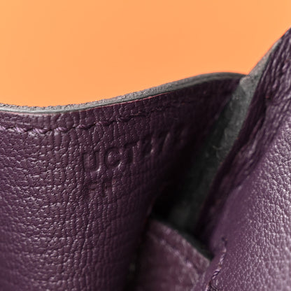 Hermes Togo Birkin 25 Cassis 7 of 10