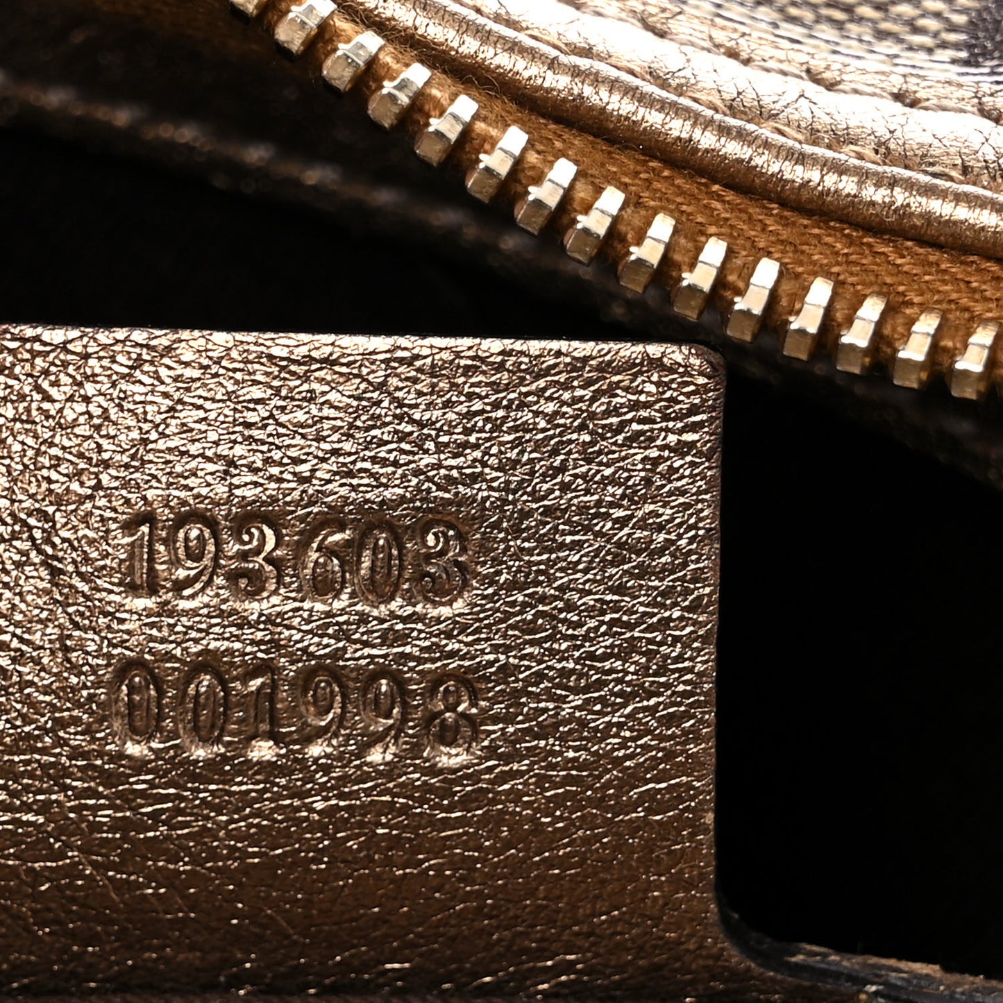 Crystal Monogram Medium Joy Boston Bronze