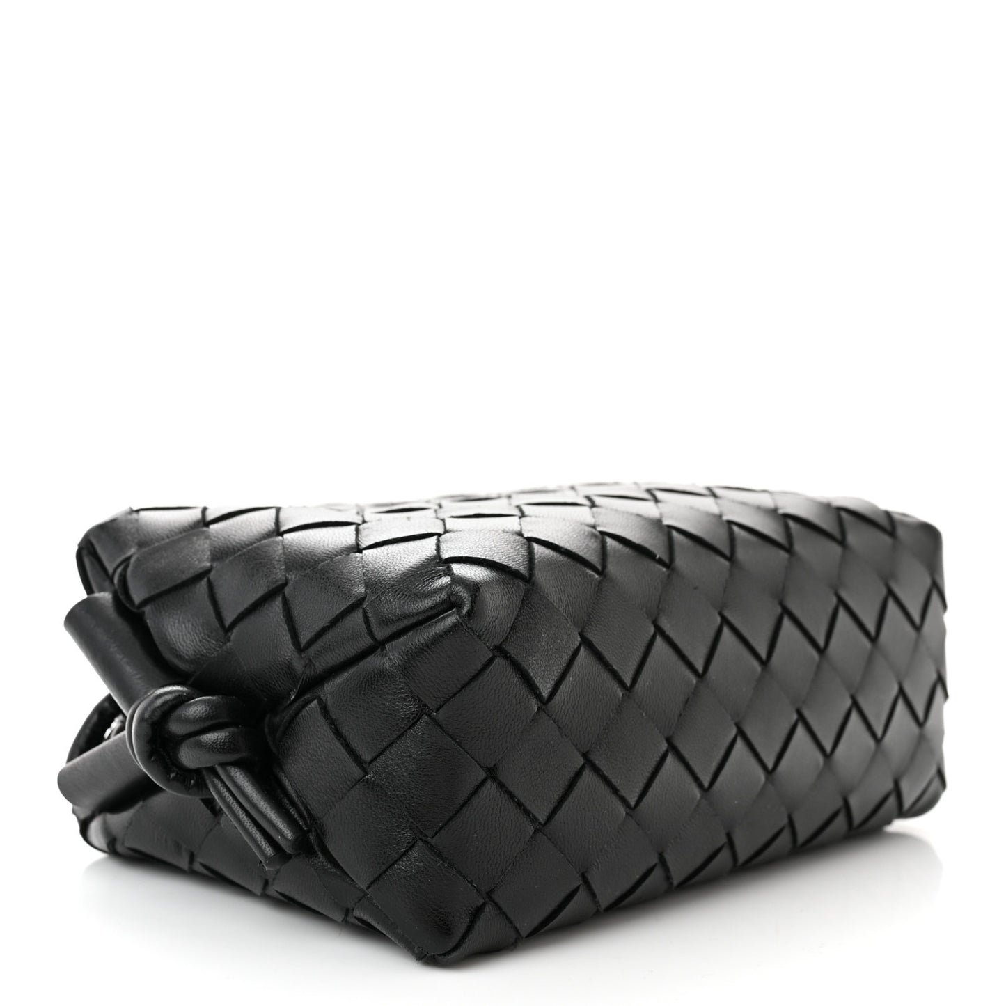 Nappa Intrecciato Mini Loop Camera Bag Black