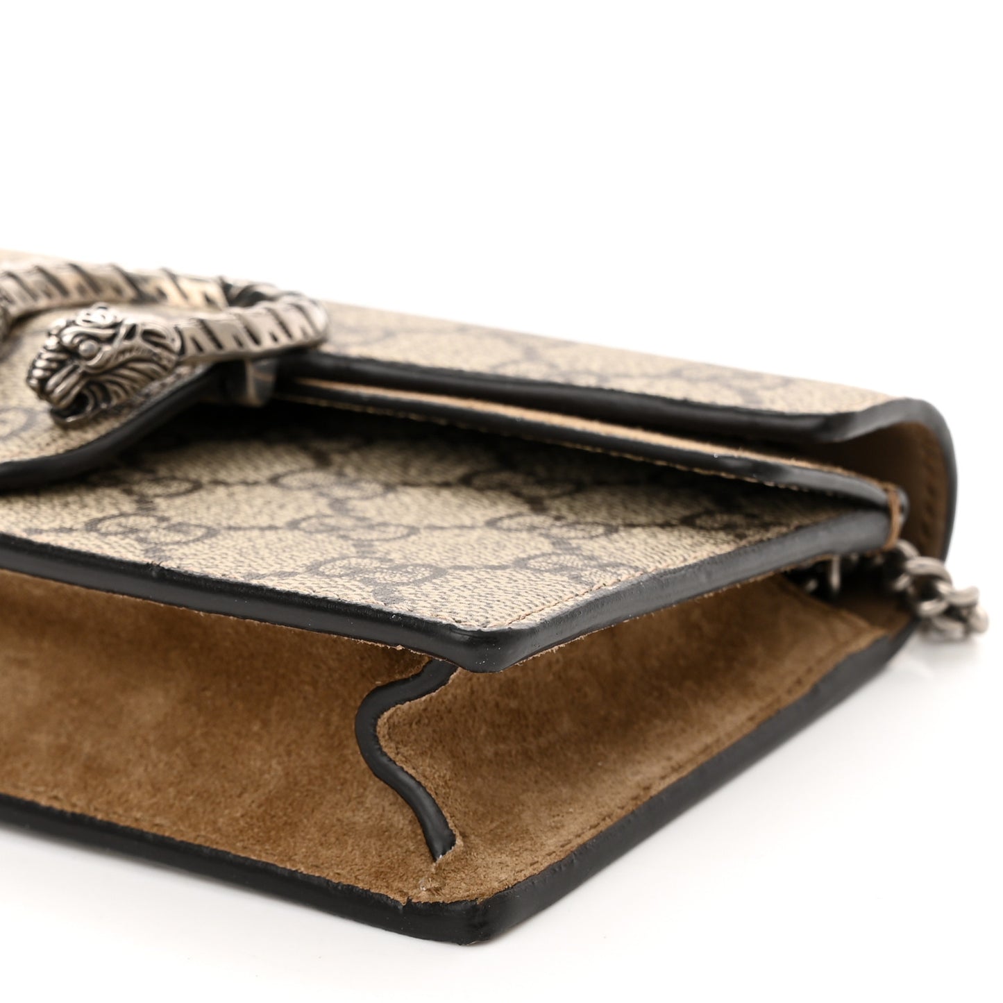 GG Supreme Monogram Super Mini Dionysus Shoulder Bag Taupe