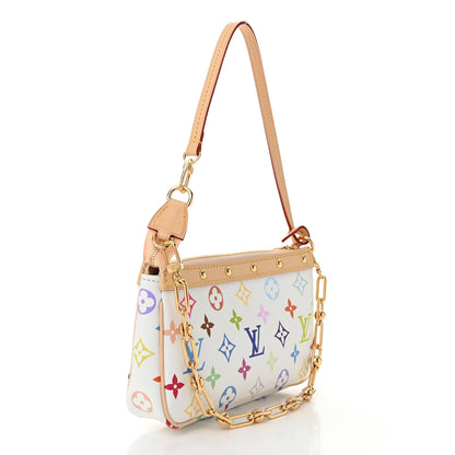 Louis Vuitton LV X TM Monogram Multicolor Pochette Accessories White 3 of 9