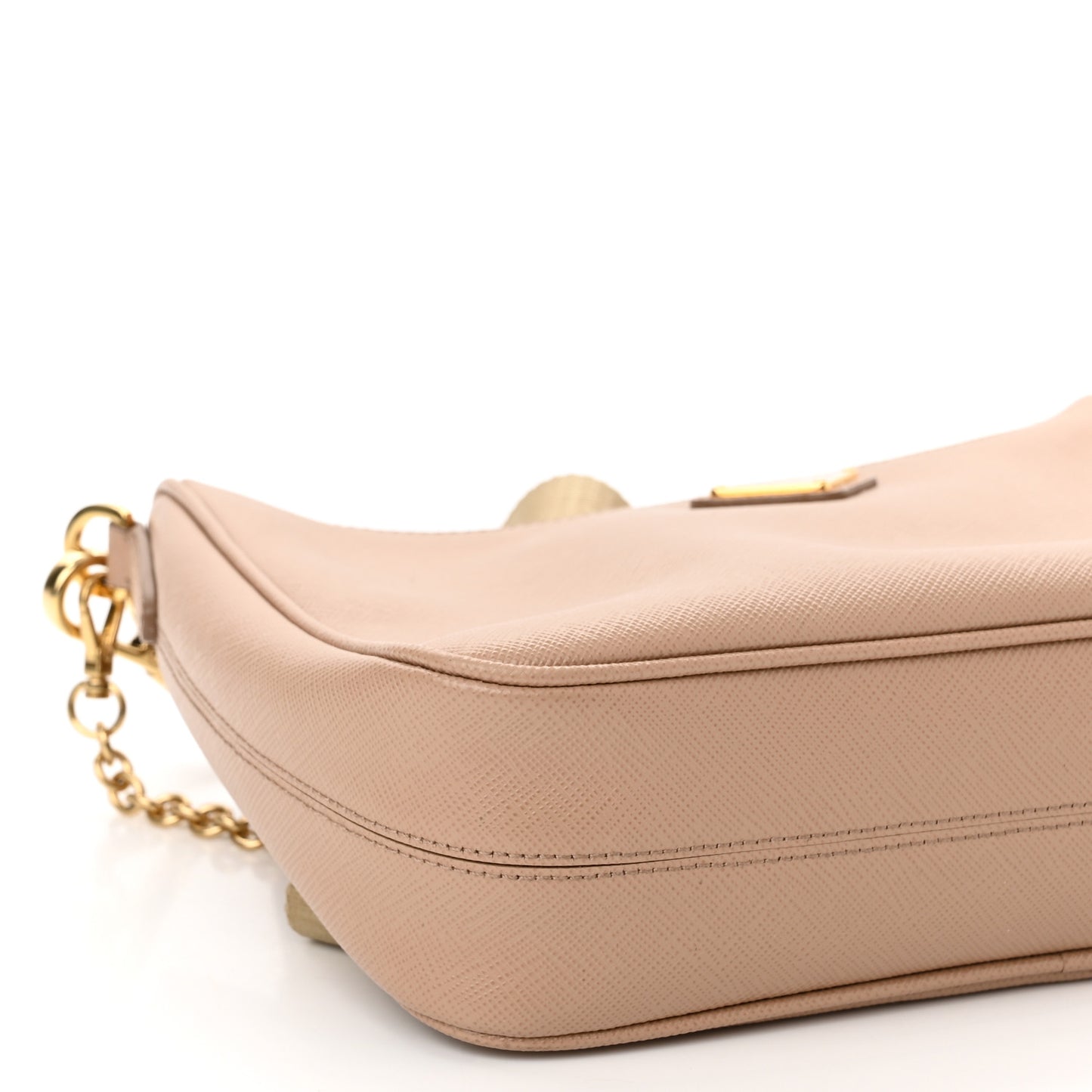 Saffiano Re-Edition 2005 Shoulder Bag Cammeo Beige