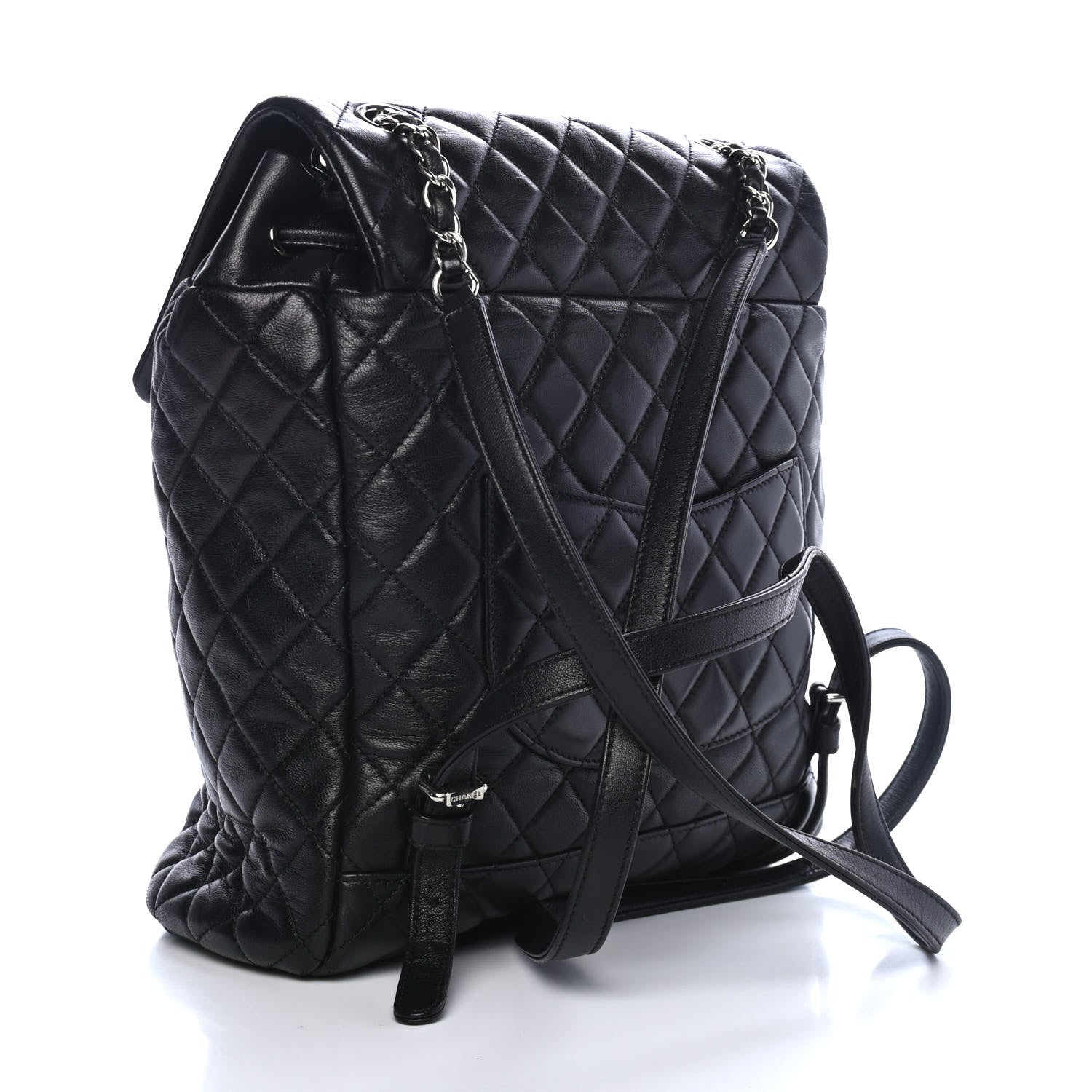 Chanel Calfskin Quilted Large Urban Spirit Backpack Black 2 of 4