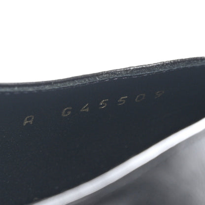 Chanel Lambskin Grosgrain Cap Toe CC Slingback Sandals 36.5 Black 8 of 9
