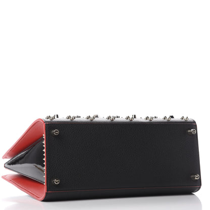 Christian Louboutin Calfskin Spikes Loubinthesky Medium Paloma Black Multimetal 3 of 9