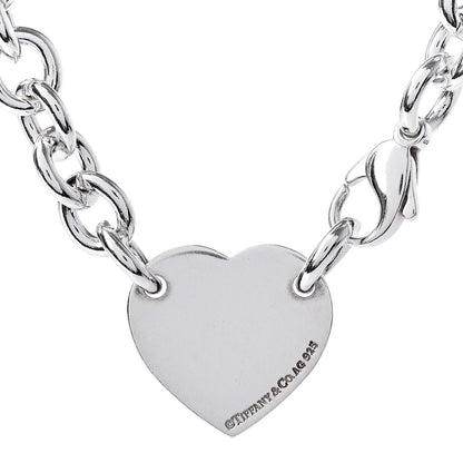 Tiffany Sterling Silver Return to Heart Tag Choker Necklace 5 of 5