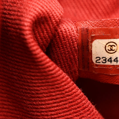 Chanel Caviar Quilted Mini Coco Handle Flap Red 7 of 10