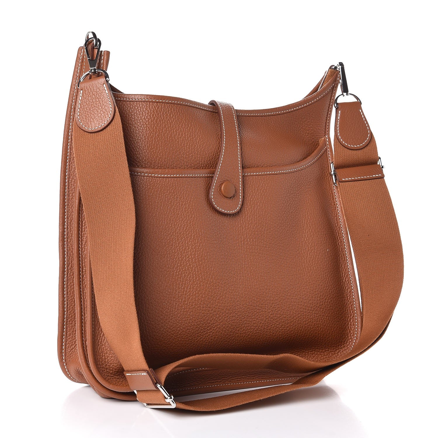 Hermes Taurillon Clemence Evelyne III GM Gold 3 of 9