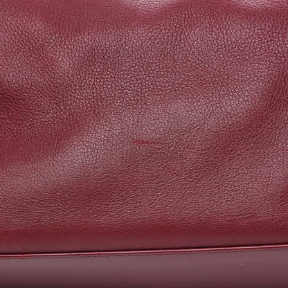 Chanel Deerskin Drawstring Shoulder Bag Red 11 of 12