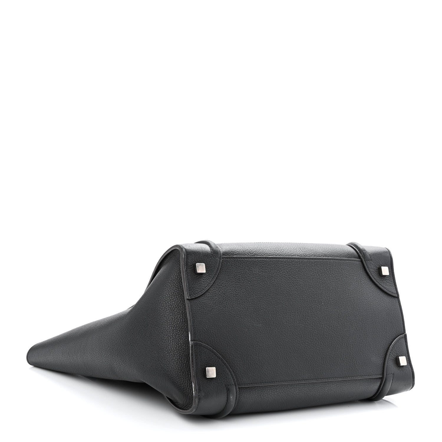 Celine Drummed Calfskin Mini Luggage Black 4 of 15