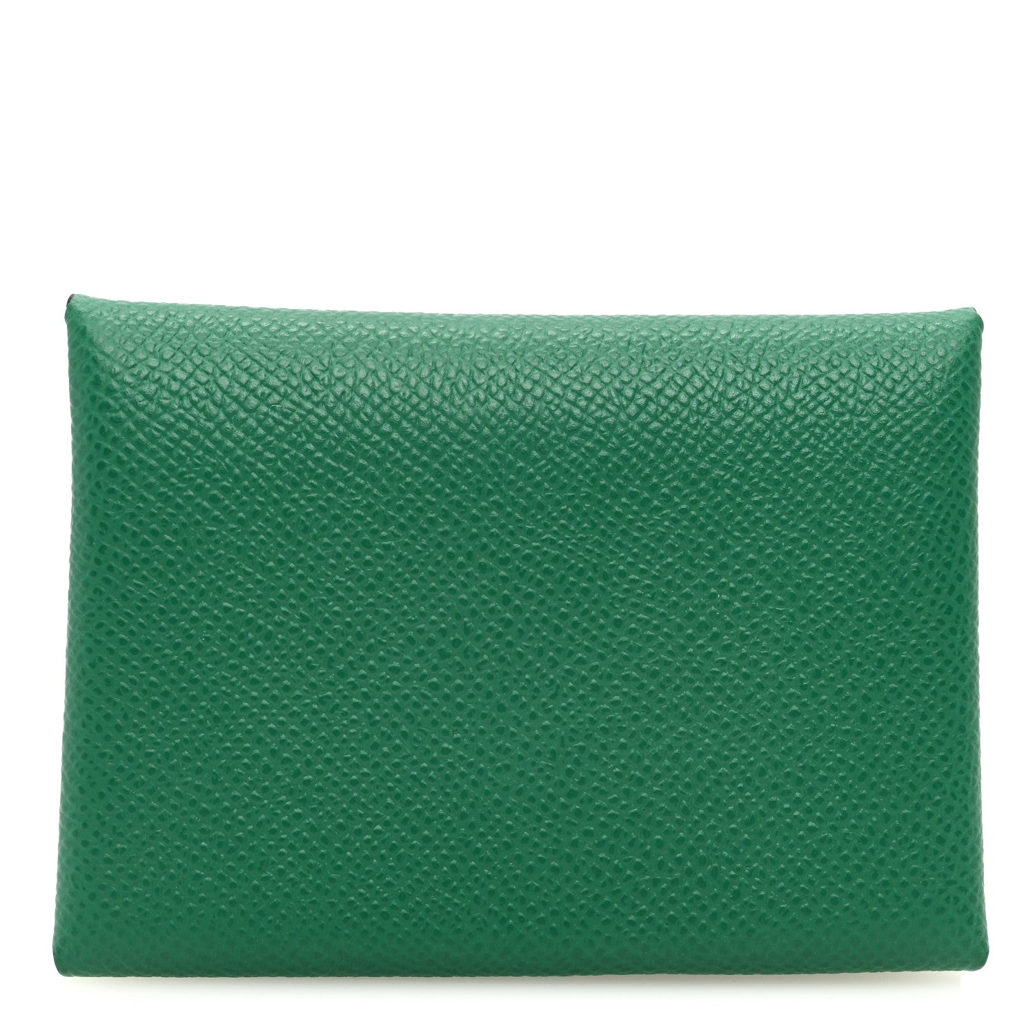 Hermes Epsom Verso Calvi Duo Card Case Vert Vertigo Jaune Milton 1 of 7