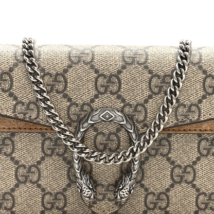 Gucci GG Supreme Monogram Super Mini Dionysus Shoulder Bag Taupe 7 of 9