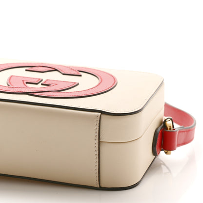 Gucci Vitello Eclipse Mini Interlocking G Shoulder Bag Mystic White Hibiscus Red 9 of 10