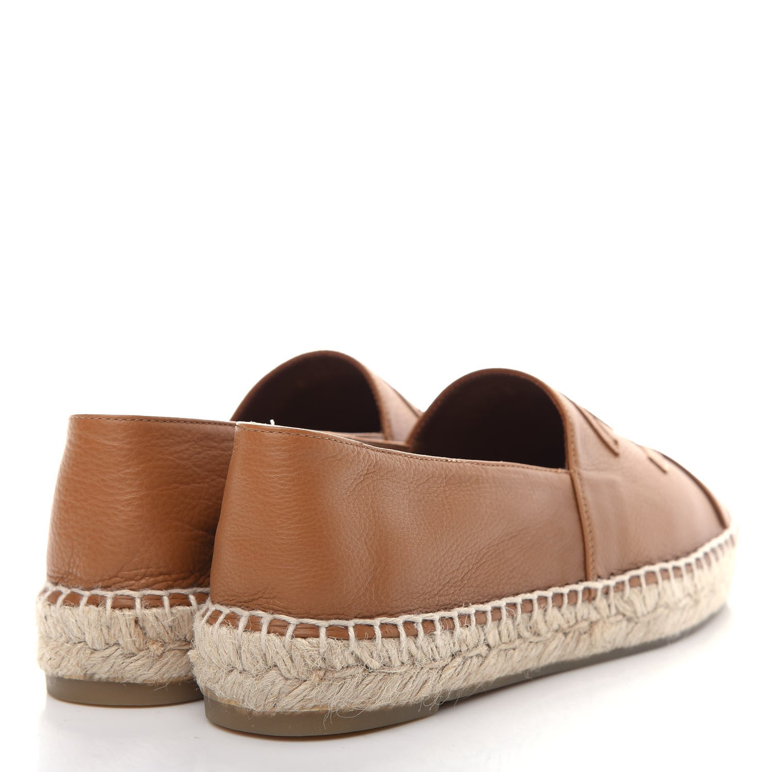 Chanel Lambskin CC Espadrilles 38 Light Brown 4 of 13