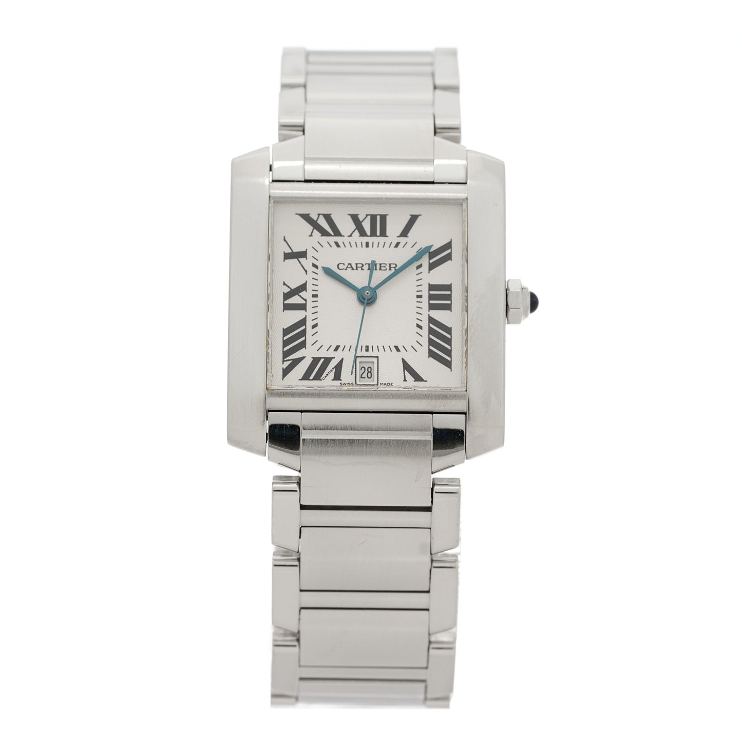 Stainless Steel 28mm Tank Francaise Automatic Watch